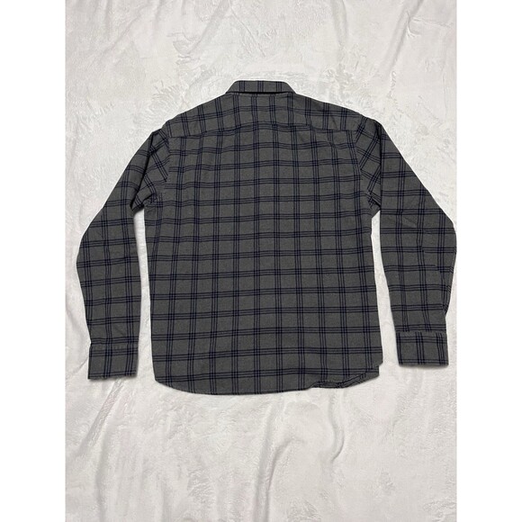 UNTUCKit Men's L "Lucca" Long Sleeve Button-Up Shirt Gray Blue - Picture 4 of 4